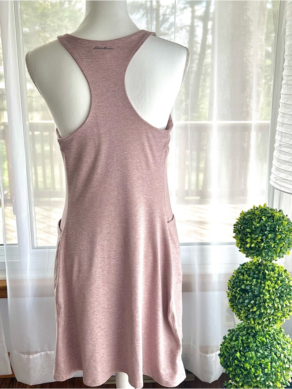 Eddie Bauer Coastal Breeze Active Dress Racerback Dusty Rose Size Medium - Picture 2 of 14